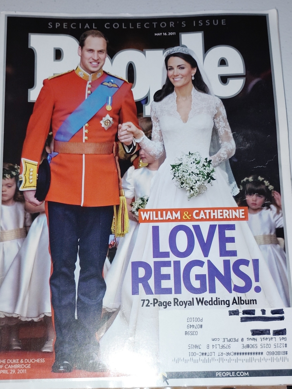 People Magazine Special Collector's Issue Of The Royal Wedding